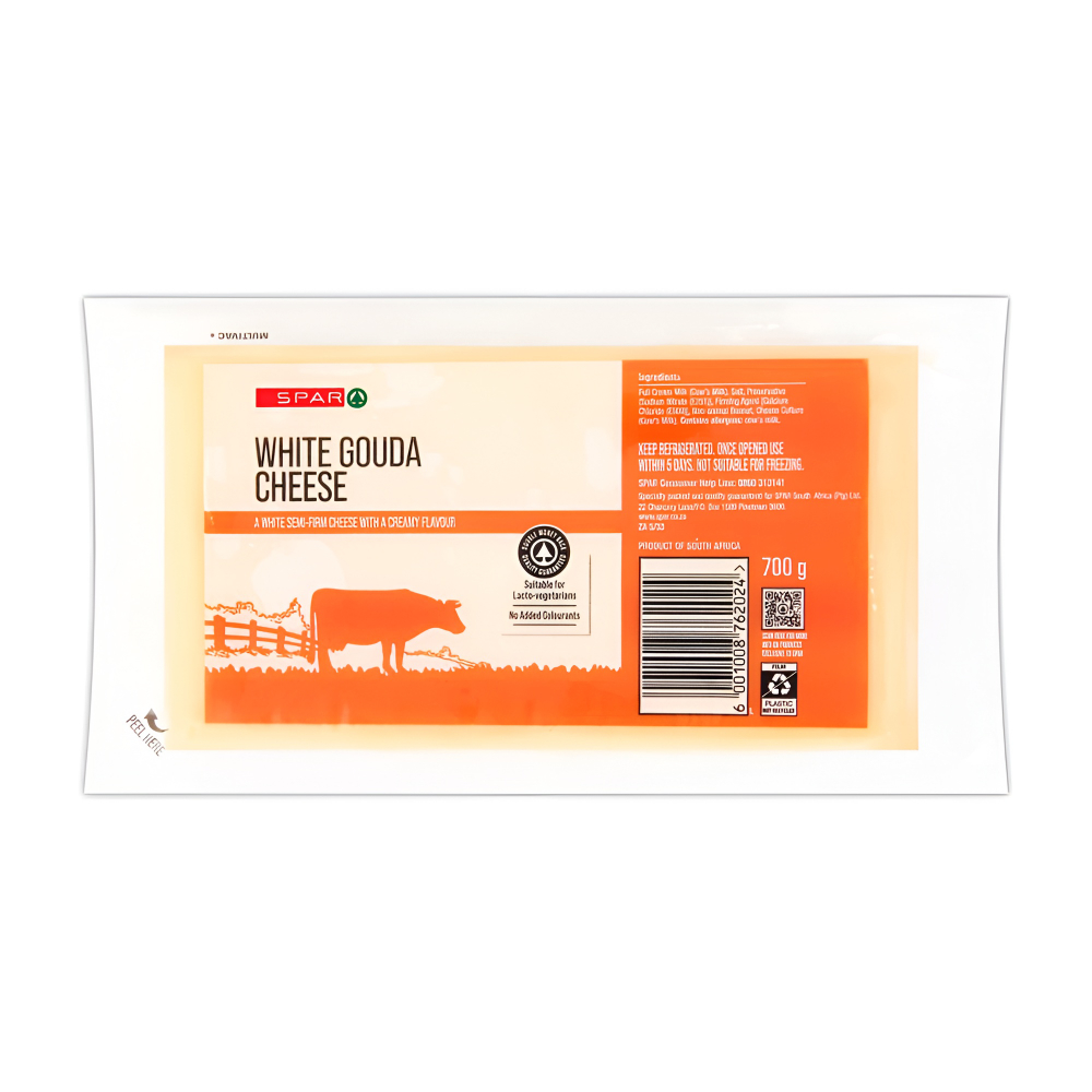 Spar Cheese White Gouda 700g