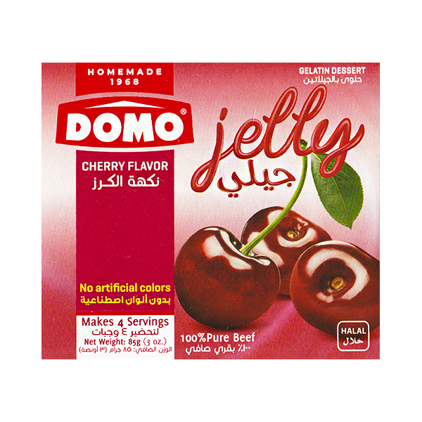 Domo Jelly Cherry 85Gr