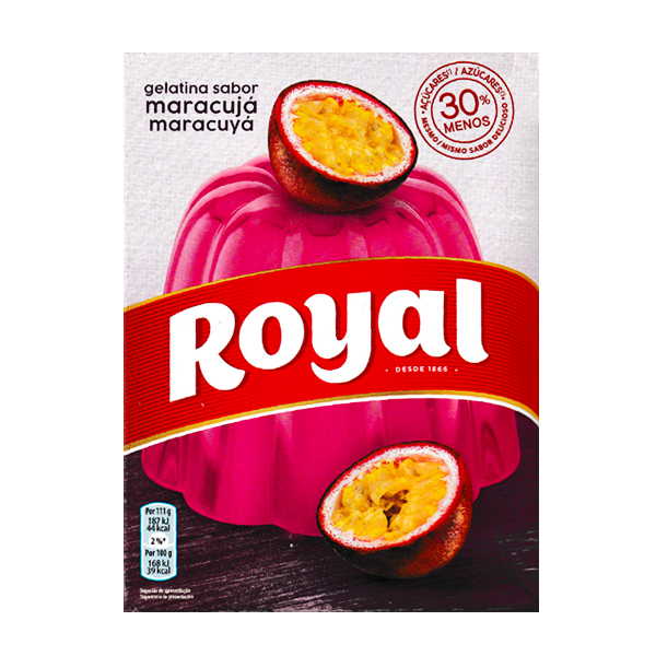 Royal Gelatina Maracuja 114g