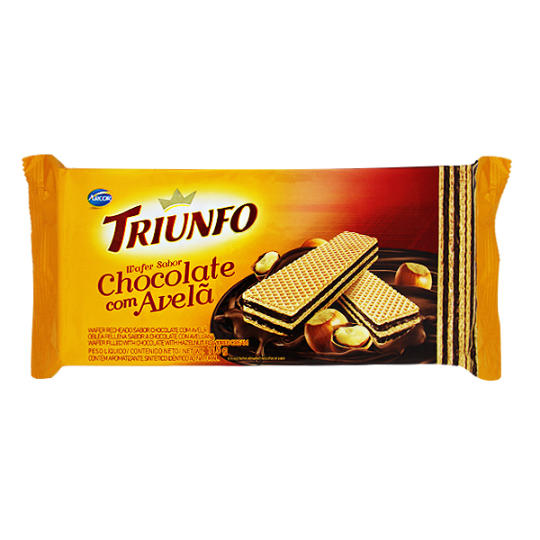Triunfo Bolachas Wafer Choco & Avela 115g