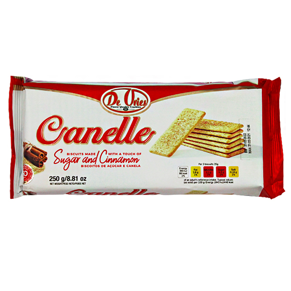 De Vries Canelle Sugar&Cinnamon Biscuits 250g
