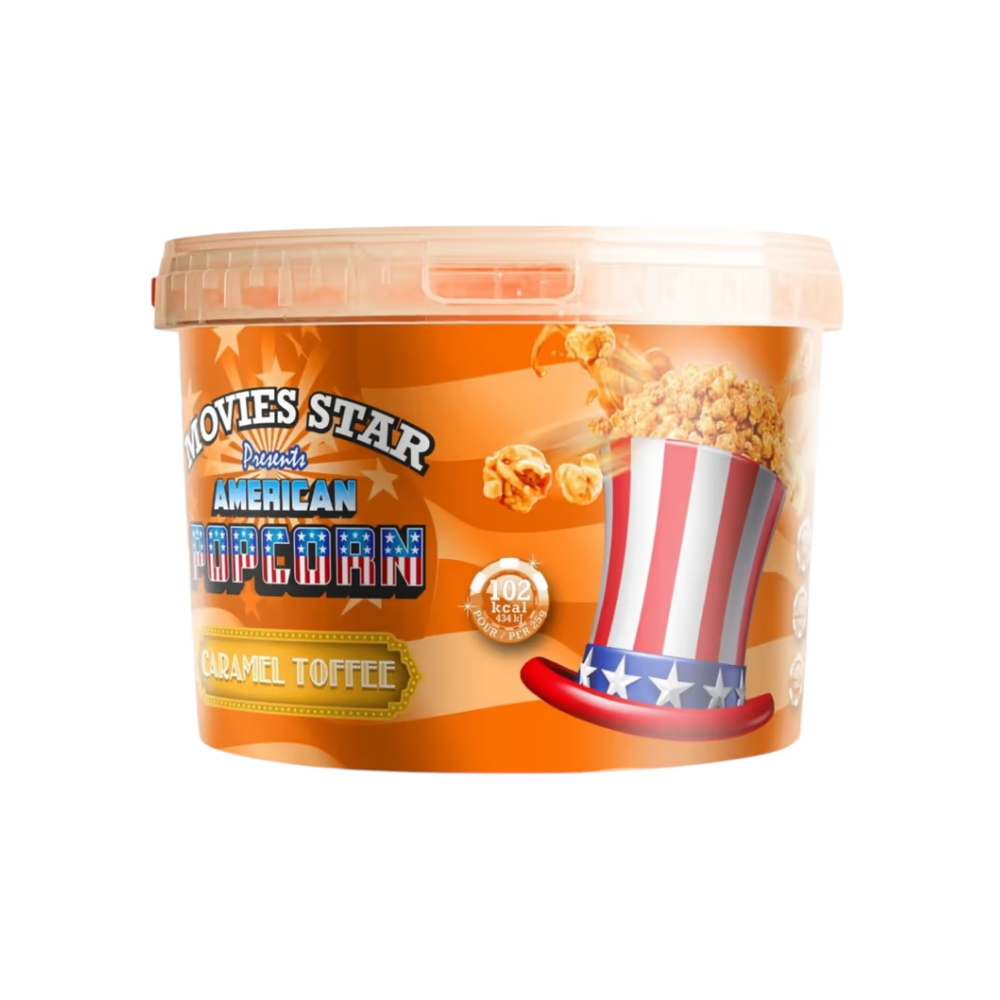 Movie Star American Popcorn Bucket Caramelo 350g