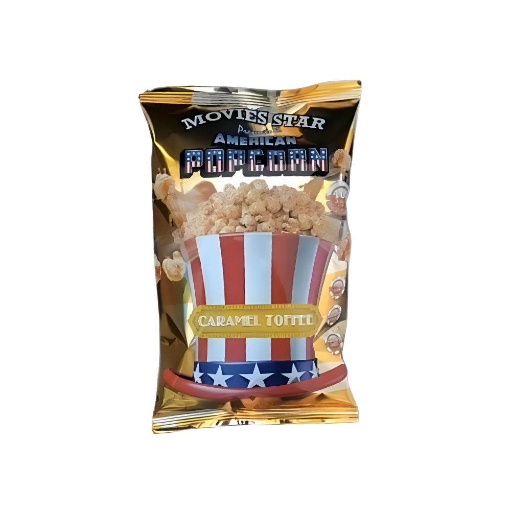 Movie Star American Popcorn Caramelo Toffe 150g