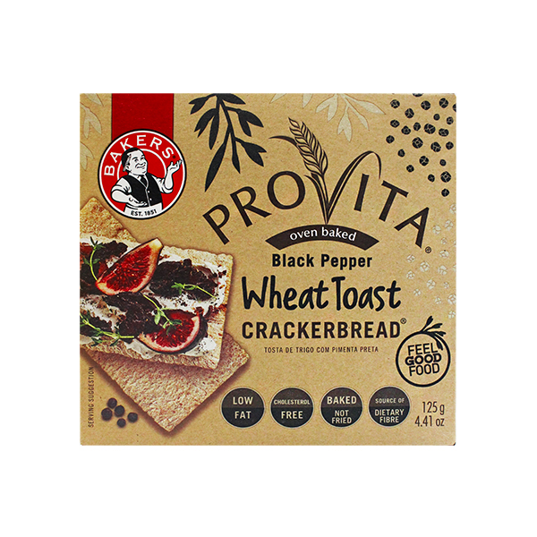 Provita Crackerbread Wheat Toast 125g