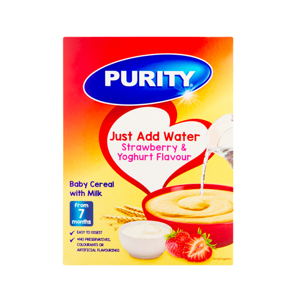 Purity Baby Cereal Strawberry&Yogh.200Gr