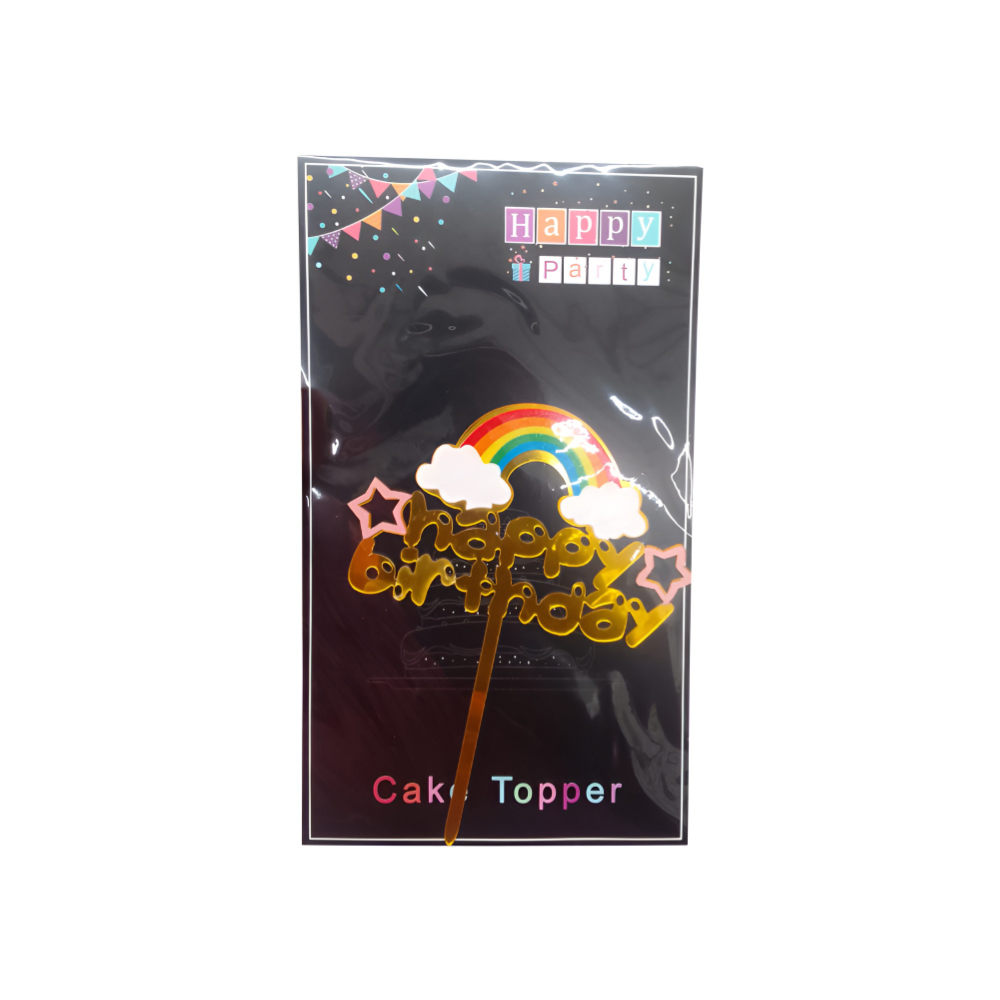 Happy Birthday Cake Topper