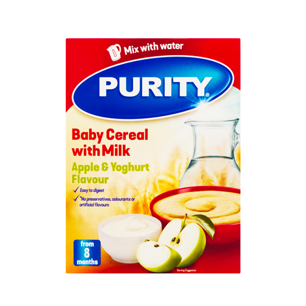 Purity Baby Cereal Apple& Yoghurt 200Gr