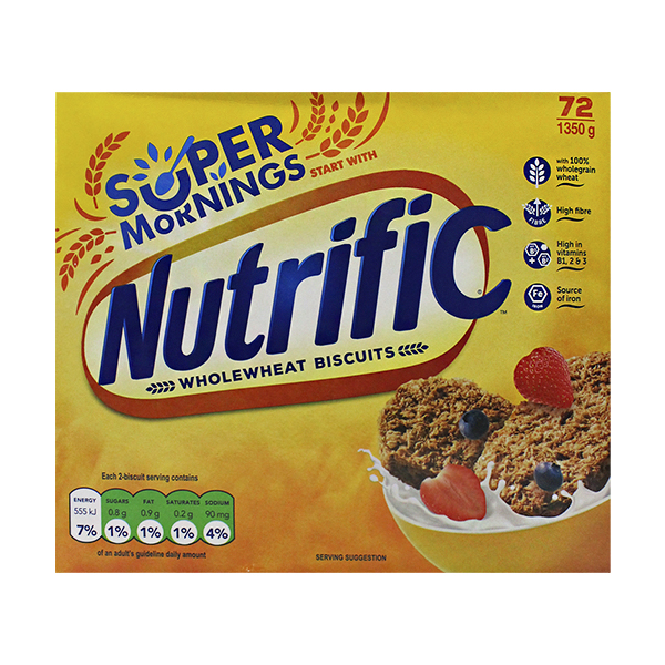 Nutrific Wholewheat Biscuits 1350Gr