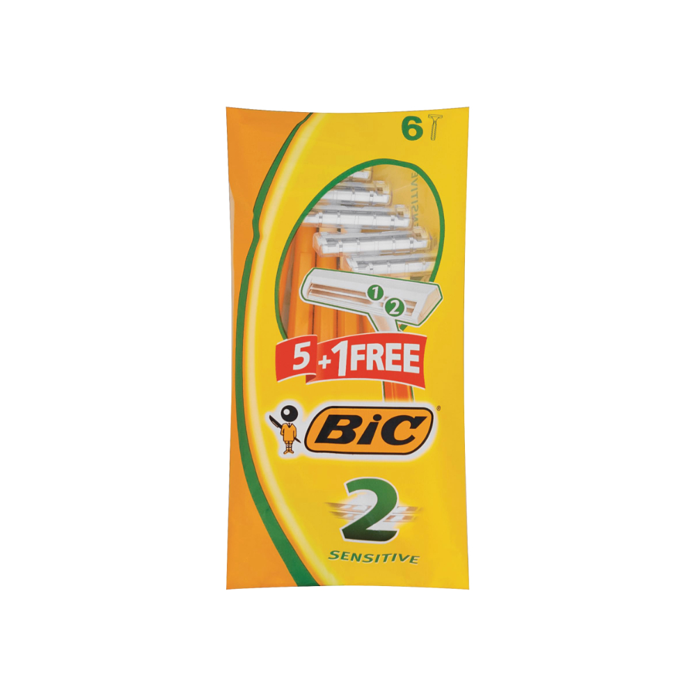 Bic 2 Sensitive Pouch 5+1 1S