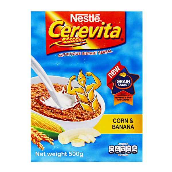 Cereais Nestle 500g Cerevita -Corn & Banana