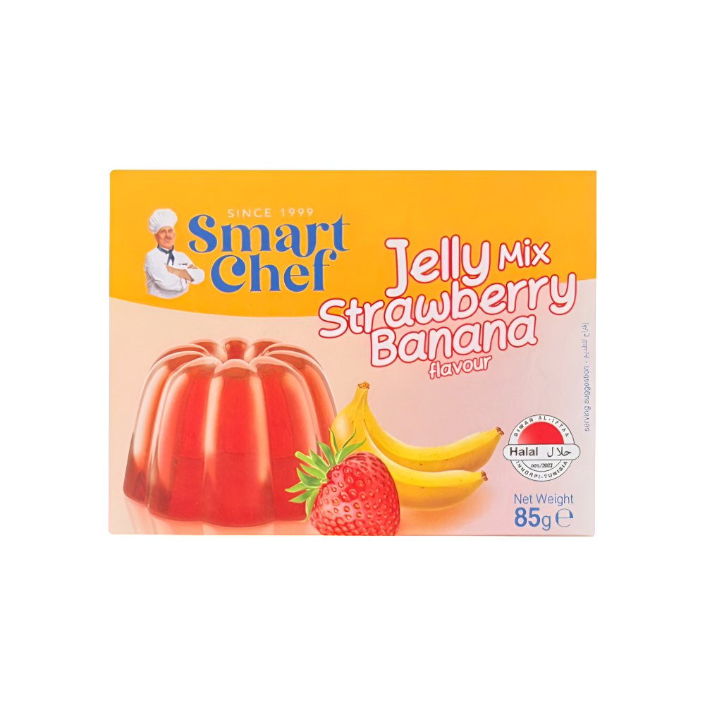 Smart Chef Jelly Strawberry & Banana 85g