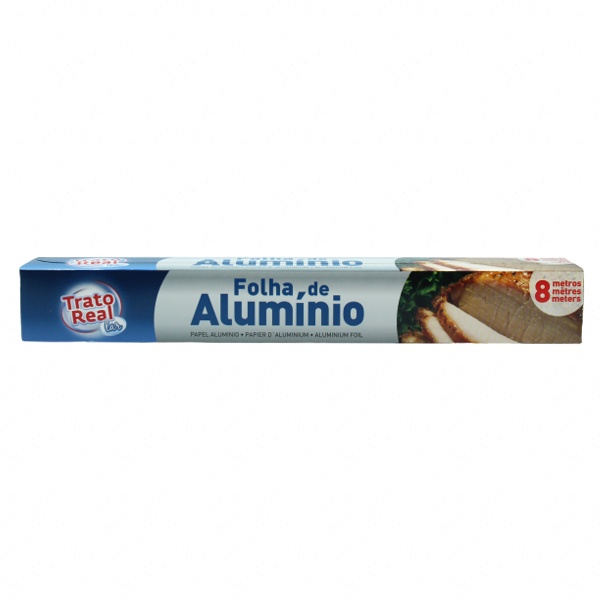 Folha De Aluminio Trato Real 8M