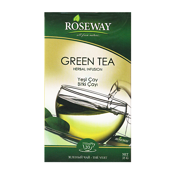 Roseway Green Tea Herbal Infusion 35Gr