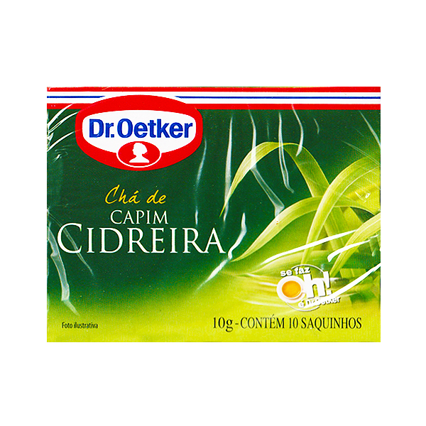 Dr.oetker Cha De Capim Cidreira 10Gr