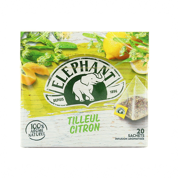 Elephant Cha Infusao Limao Tilia 20S