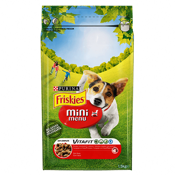 Friskies Mini Menu Comida De Cao Vaca 1.5kg