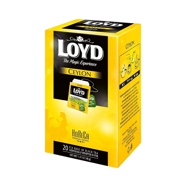 Loyd Ceylon 20 Tea Bags Of Black Tea 40g