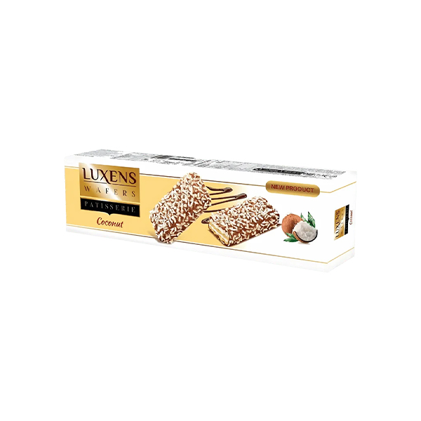 Luxens Wafers Patisserie Coconut Milk Chocolat 100g