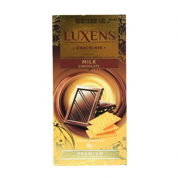 Luxens Premium Biscuits Chocolate Milk 70g