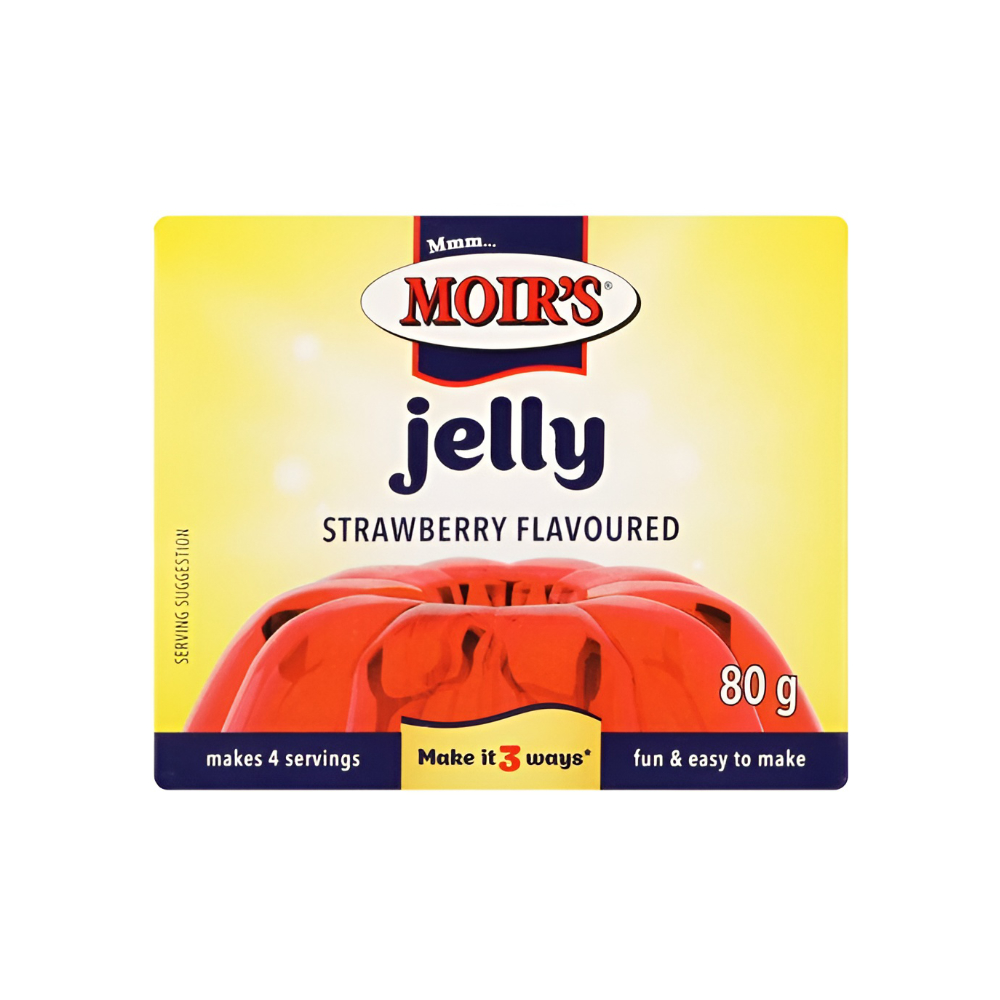 Moirs Jelly Strawberry 80g
