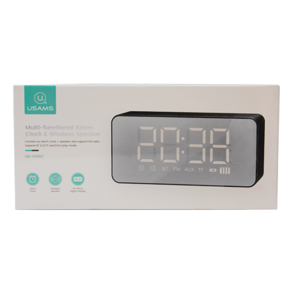 Usams Alarm Clock & Wireless Speaker Yx007
