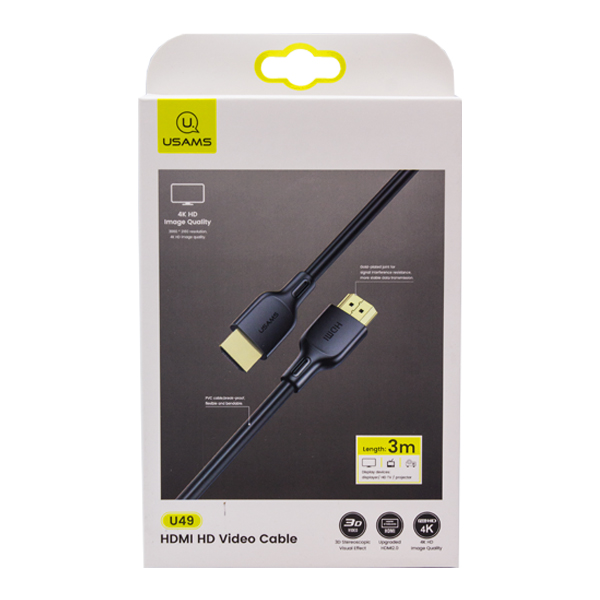 Usams Cabo Hdmi U49 3M