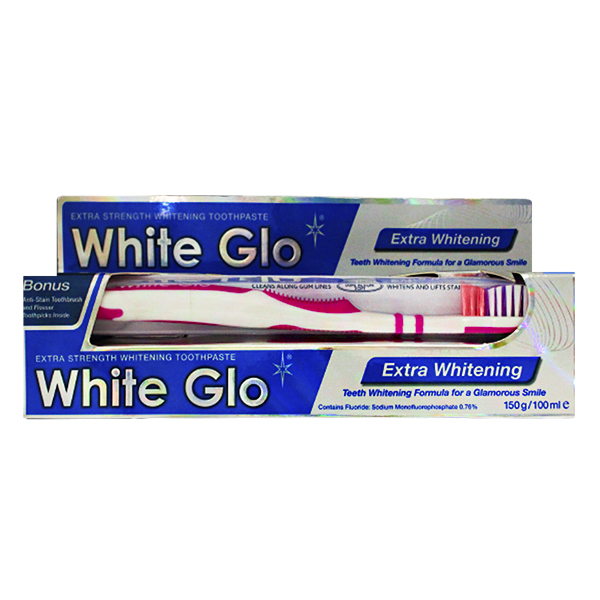 White Glow Extra Whitening Brush Teen 150ml