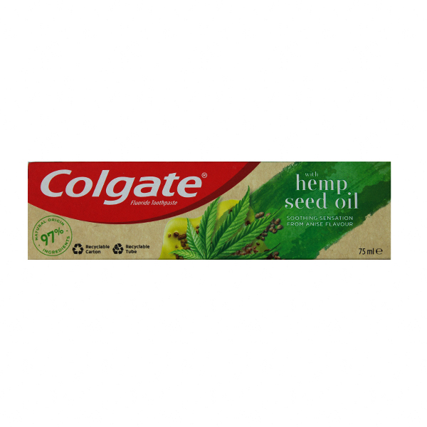 Colgate Toothpaste Hemp Seed Oil 75ml
