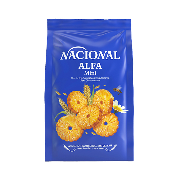 Nacional Mini Alfa Fonte De Fibra 120g