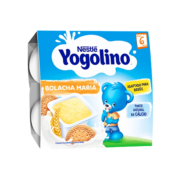 Nestle Yogolino Bolacha Maria 4X100g