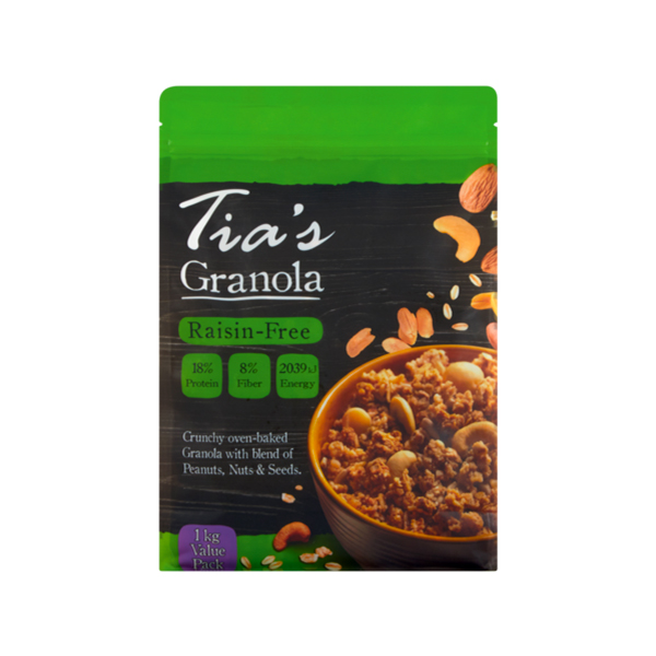 Tias Granola Raisin Free 1kg