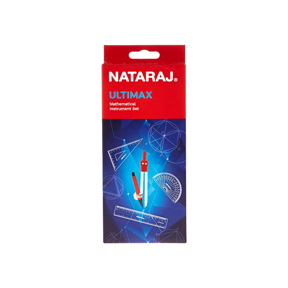 Nataraj Ultimax Mathematical Instr/ Set 1S
