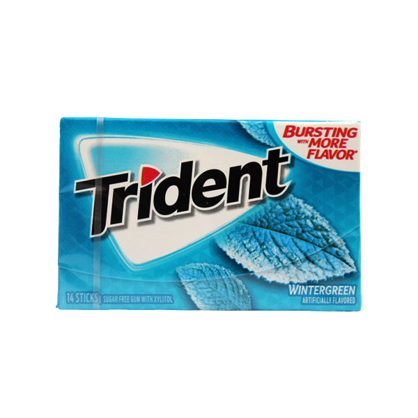 Trident Wintergreen Gum 14S