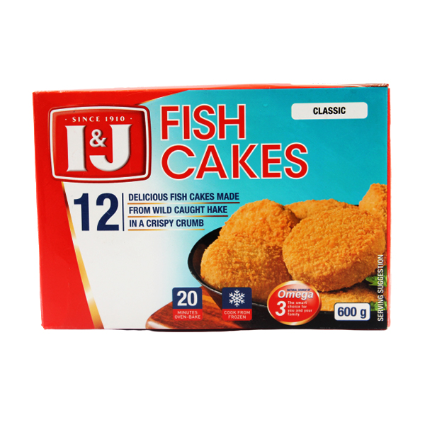 I & J Fish Cakes Classic 600g