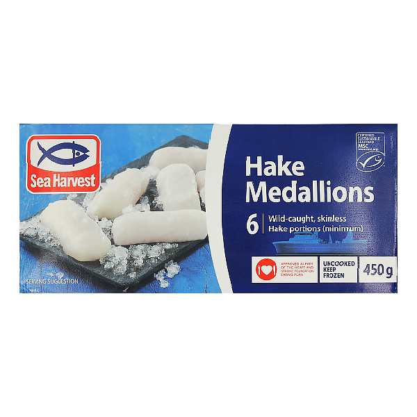 Sea Harvest Hake Medallions 450g