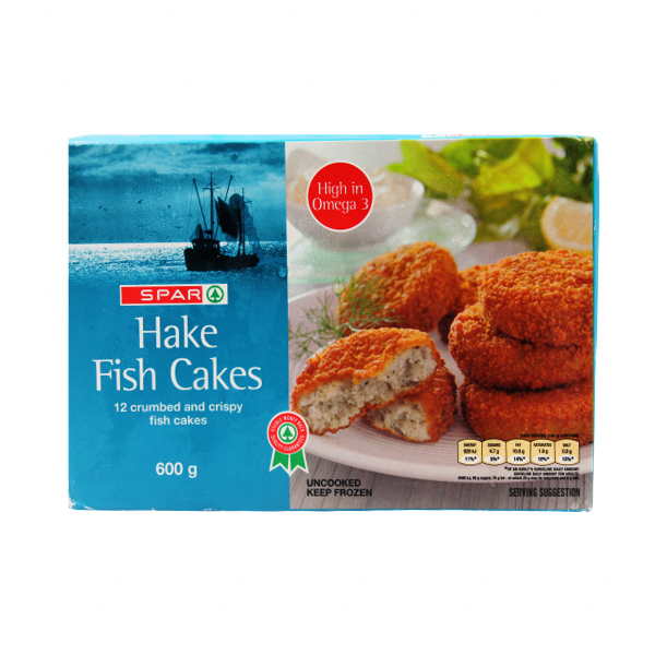 Spar Hake Fish Cakes 12S 600g
