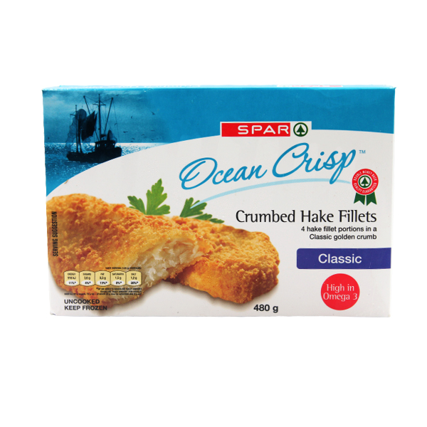 Spar Crumbed Hake Fillets Classic 480g