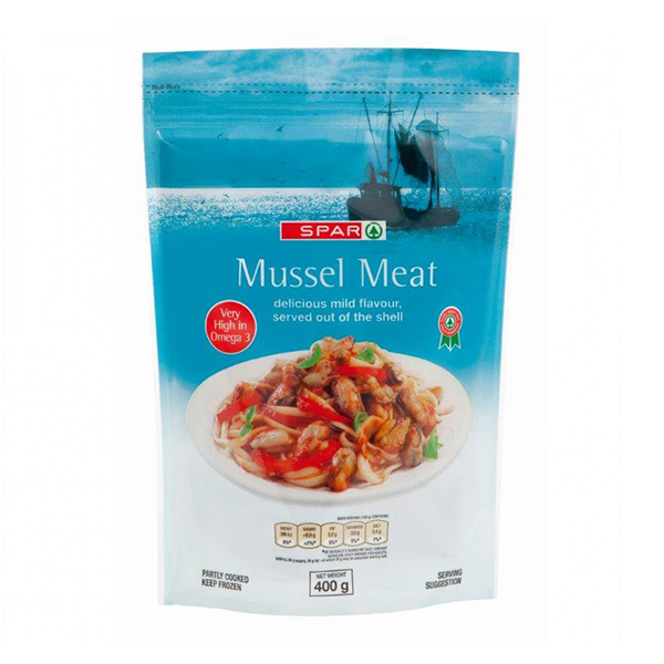 Spar Frozen Mussel Meat 400g