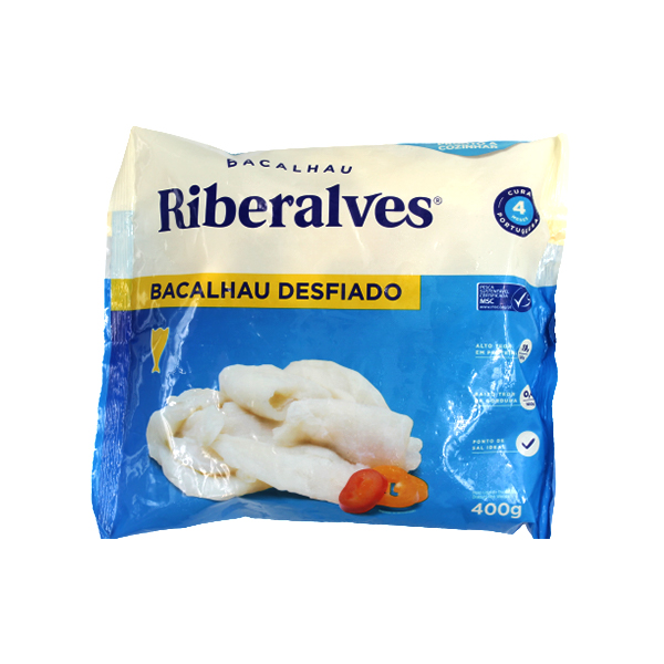 Riberalves Bacalhau Desfiado 400Gr