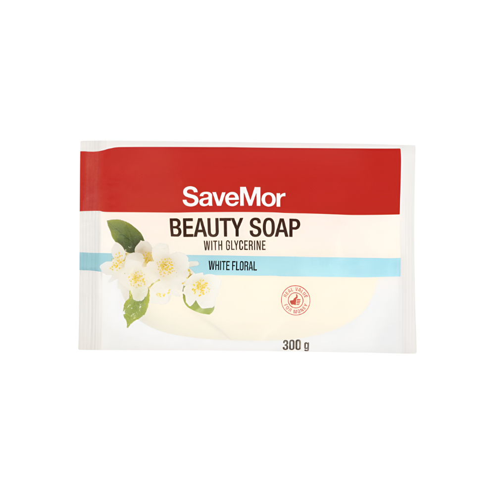 Savemor B/Soap White Flor 300g