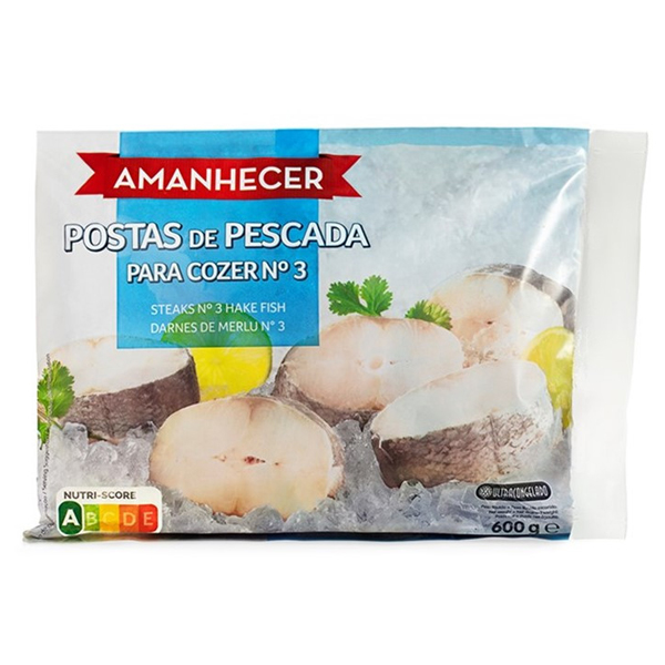 Amanhecer Postas De Pescada N3 P/Cozer 600g