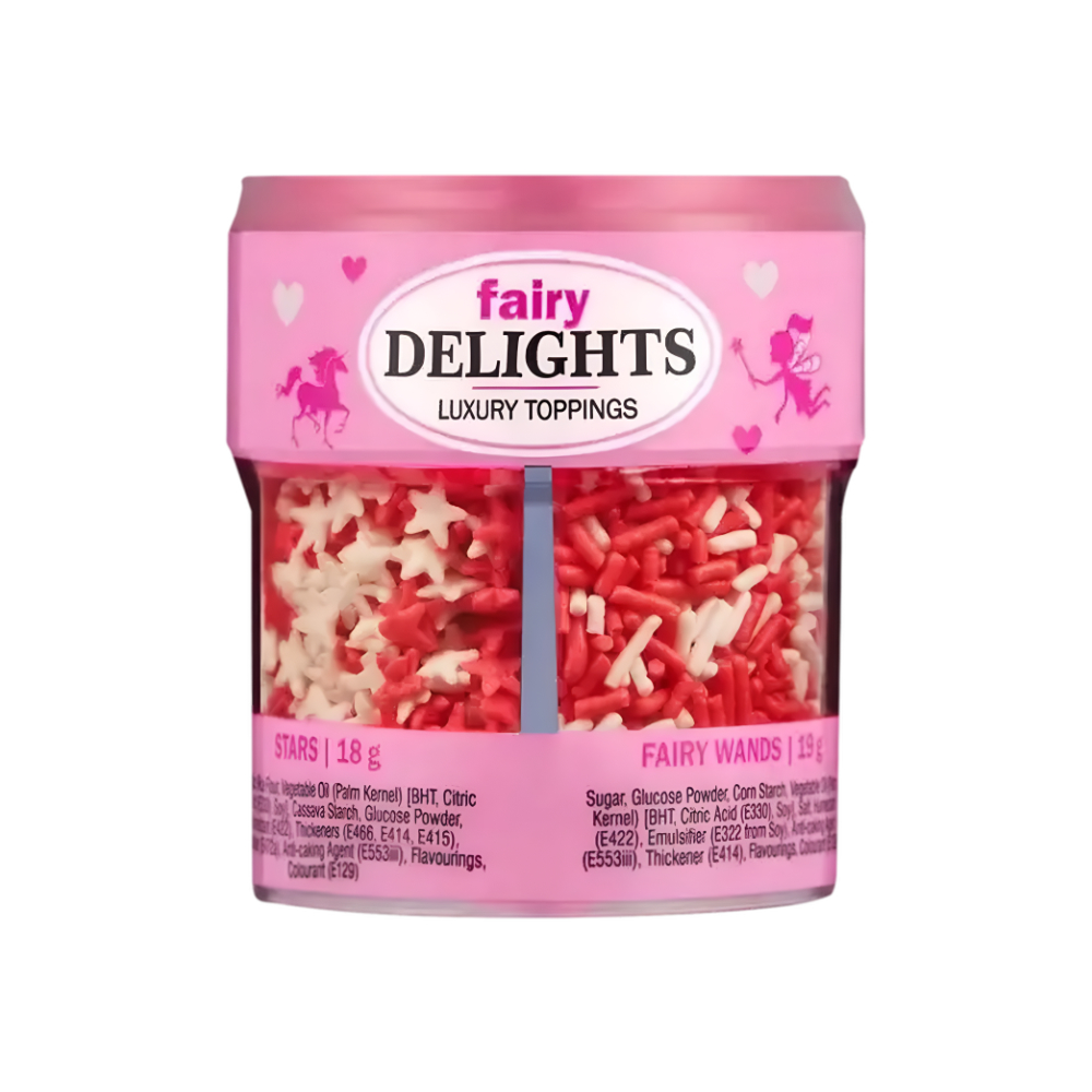 Fairy Deligths Pink Enfeites De Sobremesa 125g