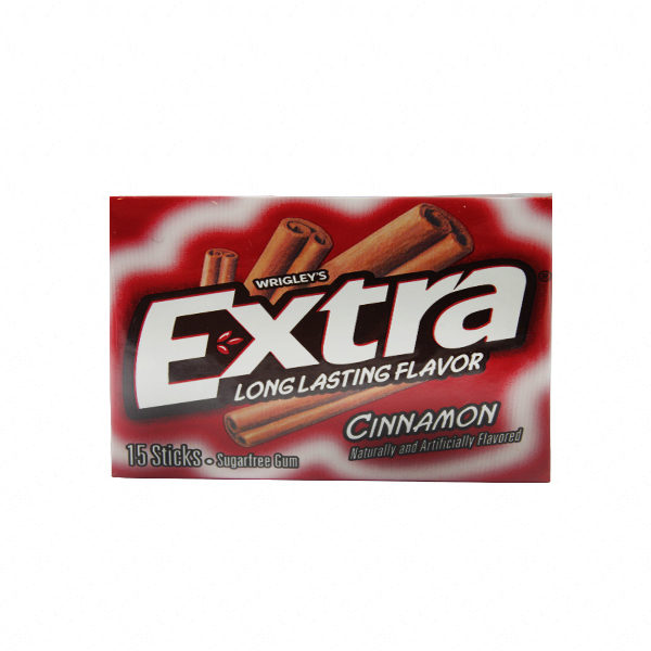 Extra Gum Cinnamon 15 Sticks