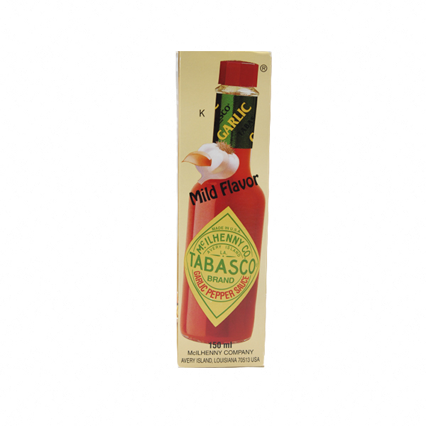 Tabasco Sauce Mild Garlic Flavour 150ml