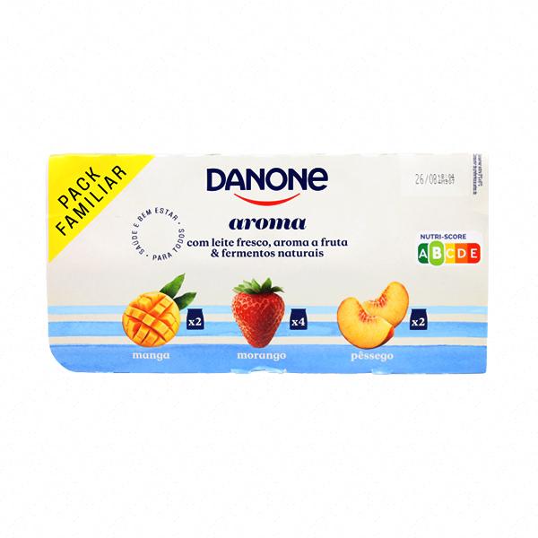 Danone Aroma Manga/Morango E Pessego 960g