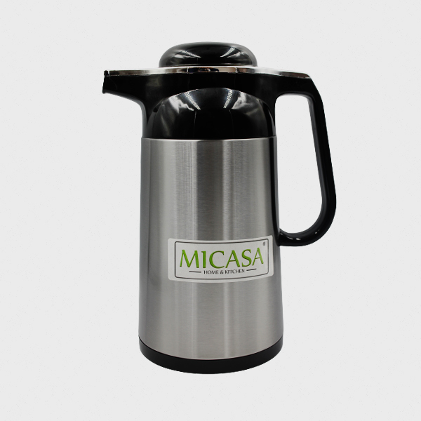 Micasa Termo Inox Interior Vidro 1L Mic-1S