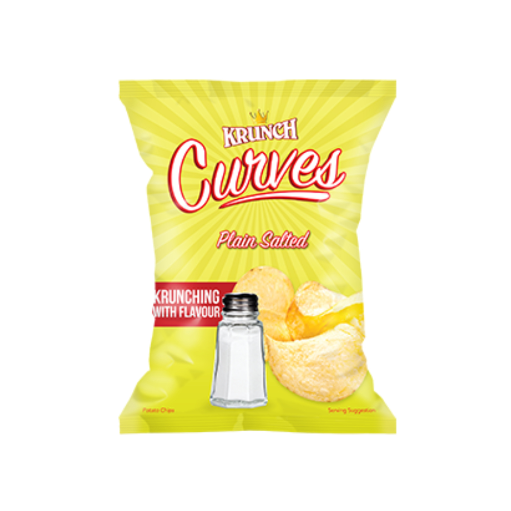 Krunch Curves Plain Salted Potatoes 30g