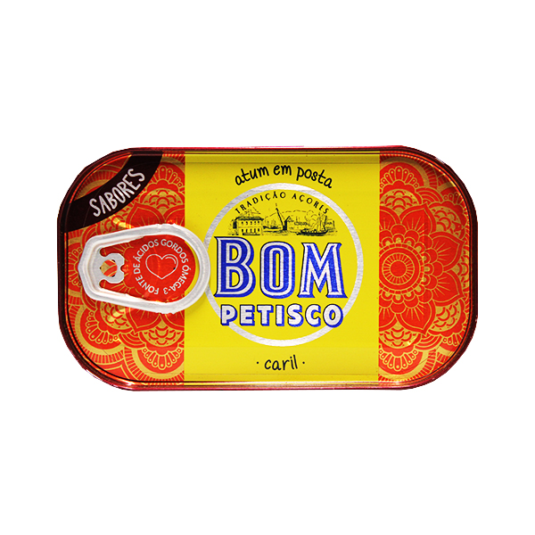 Bom Petisco Atum Em Posta Caril 120g