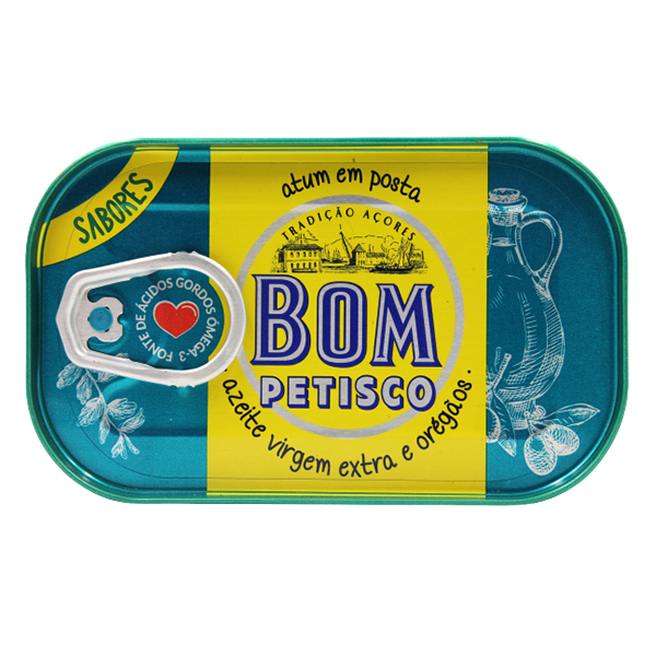 Bom Petisco Atum C/Azeite Vir. E Oregaos 120g