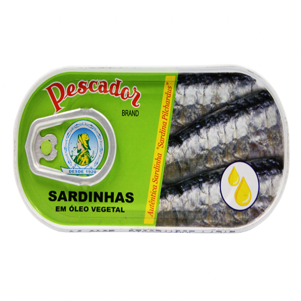 Pescador Sardinhas Em Oleo Vegetal 56g